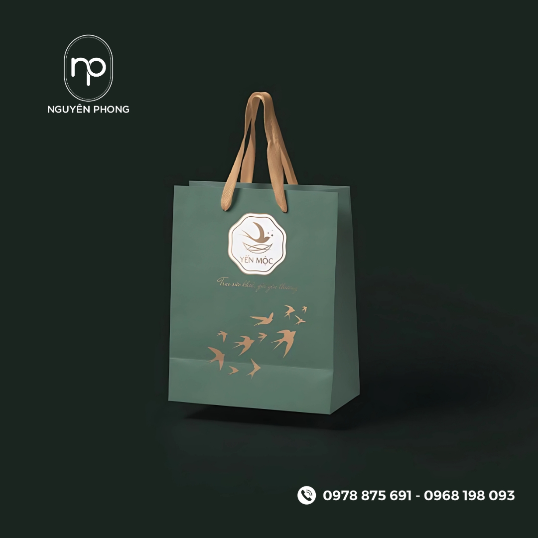  túi giấy yến sào nhỏ